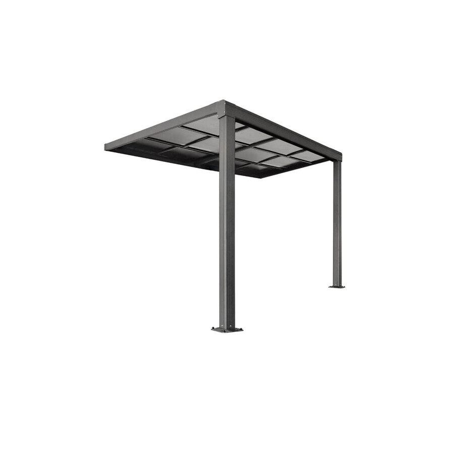 HOME DELUXE Terrassenoverkapping SOLIS DELUXE, verschillende maten. (290 x 295 cm, Grijs) afbeelding 1