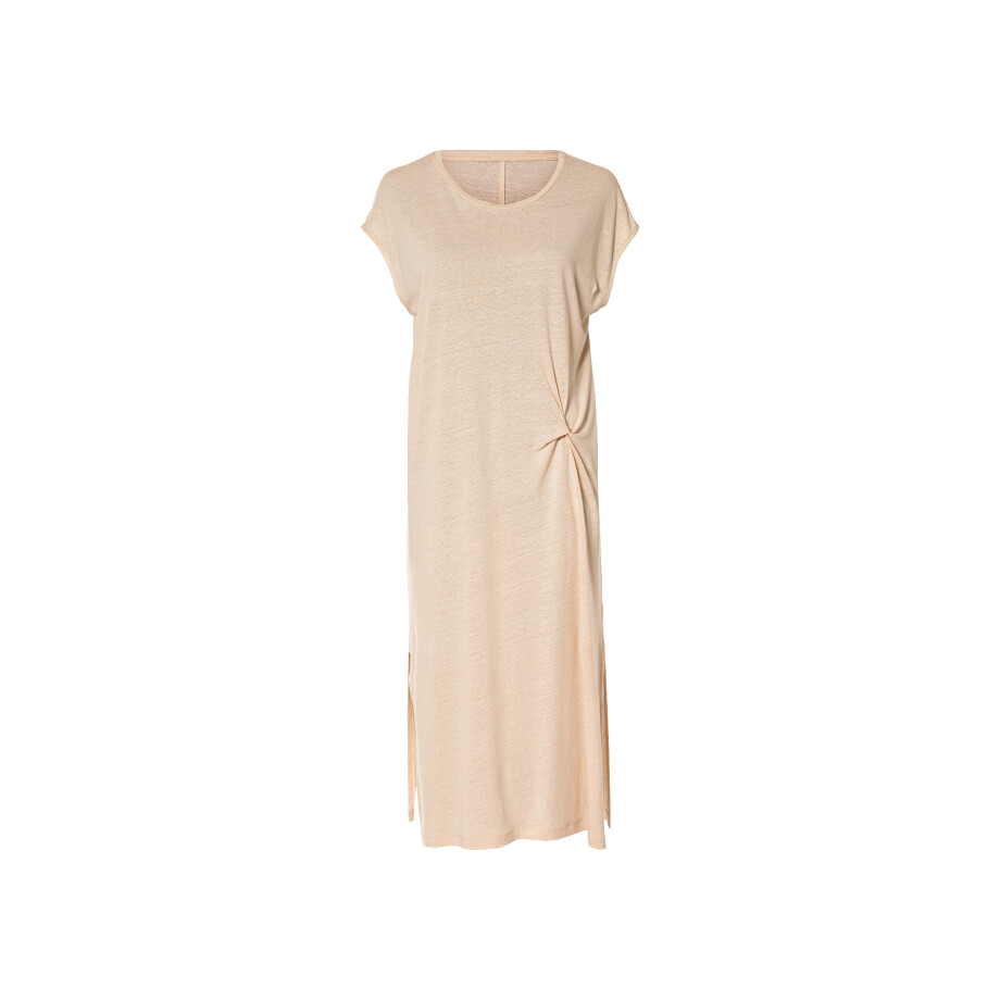 ESMARA Dames jurk met linnen (Beige, L (44/46)) ESMARA Dames jurk met linnen (Beige, L (44/46)) afbeelding 1