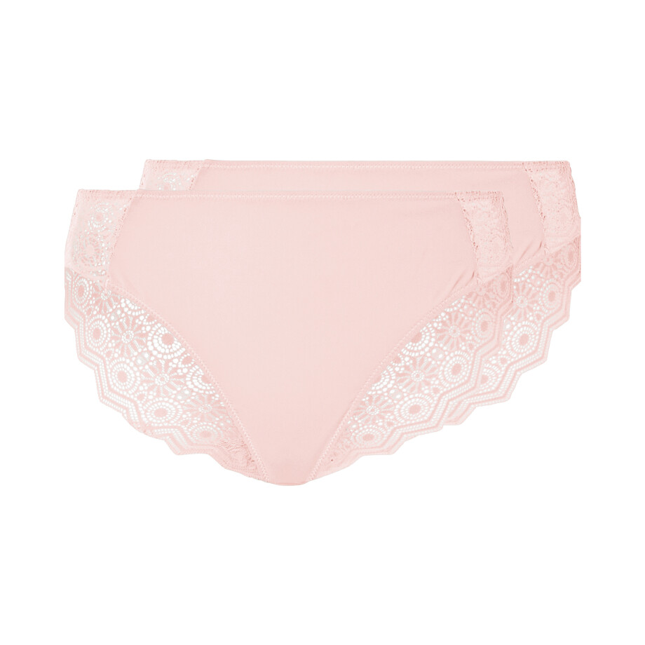 esmara 2 dames slips (Roze, XS (32/34)) esmara 2 dames slips (Roze, XS (32/34)) afbeelding 1