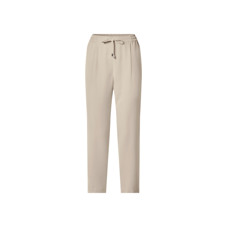 esmara Dames broek - Straight fit (Beige, 34) esmara Dames broek - Straight fit (Beige, 34) afbeelding 1
