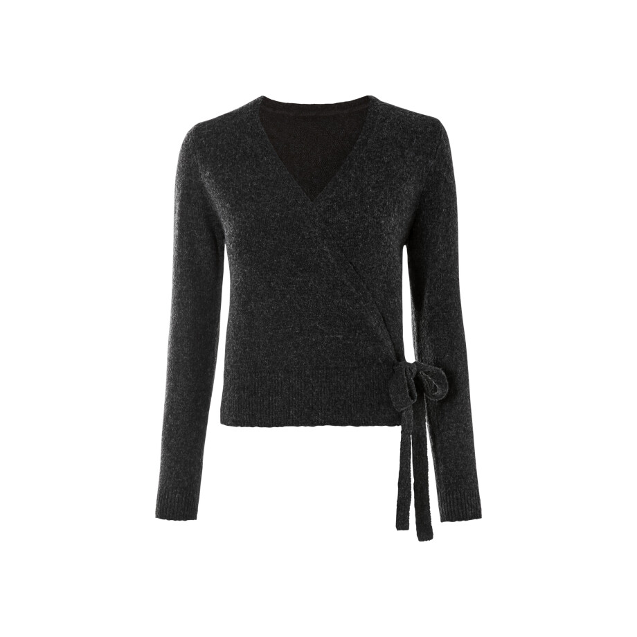 esmara Dames wikkelvest (Zwart, XS (32/34)) afbeelding 1