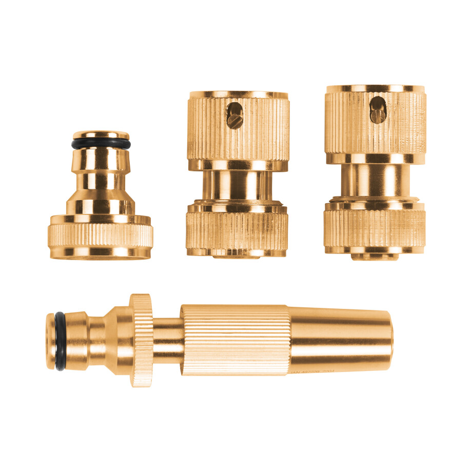 PARKSIDE Messing slangaansluiting (Basis-sproeiset 13-15 mm) PARKSIDE Messing slangaansluiting (Basis-sproeiset 13-15 mm) afbeelding