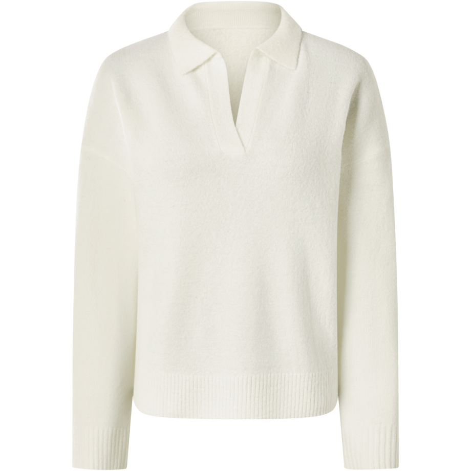 ESMARA Dames trui met polokraag (Wit, L (44/46)) afbeelding 1