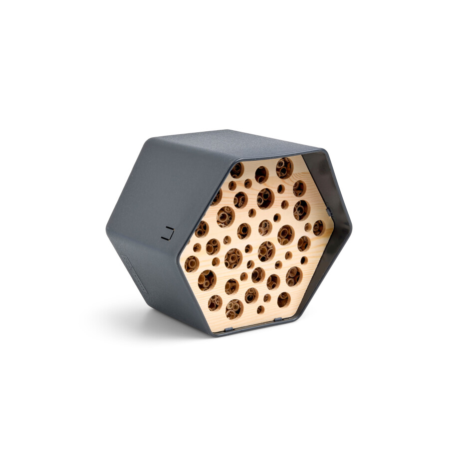 CAPI EUROPE Bijenhotel Hive (antraciet) CAPI EUROPE Bijenhotel Hive (antraciet) afbeelding 1
