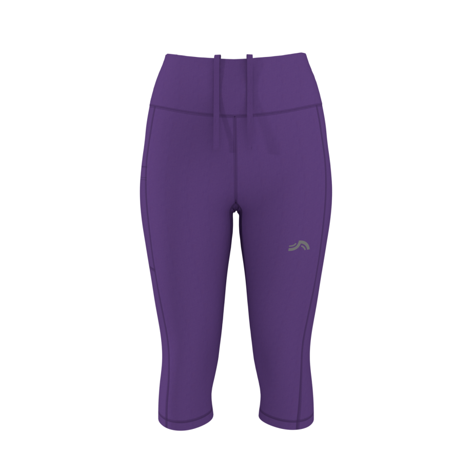 CRIVIT Dames capri sportlegging (Lila, M (40/42)) afbeelding 1