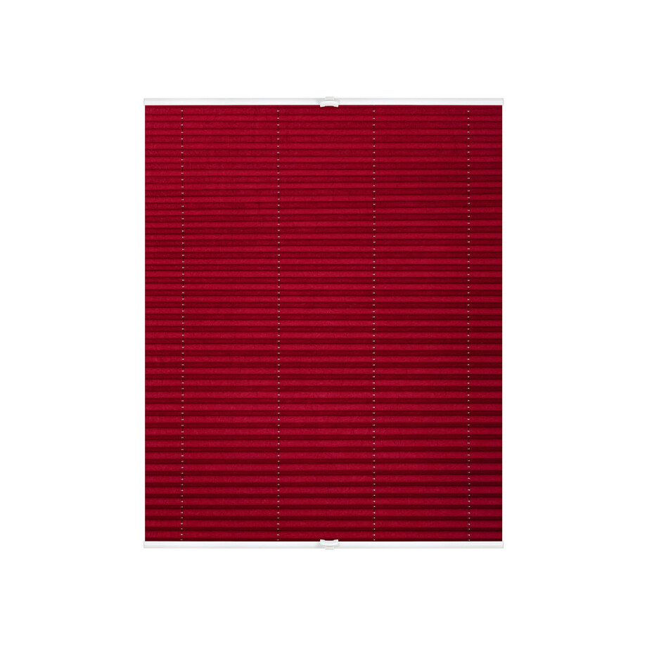 Lichtblick plisségordijn Klemmfix (Rood, 55 x 130 cm) afbeelding 1