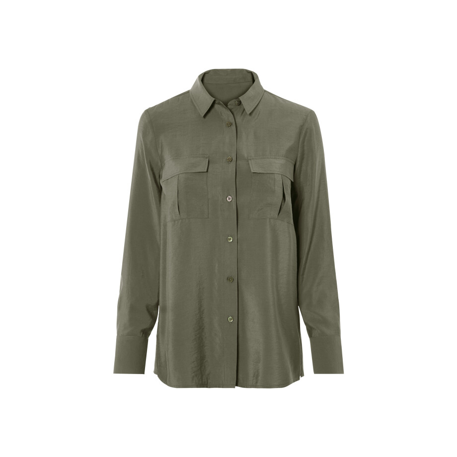 esmara Dames blouse (Kaki, 42) afbeelding 1
