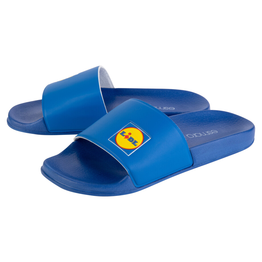 esmara Lidl dames slippers (Blauw, 41) afbeelding 1
