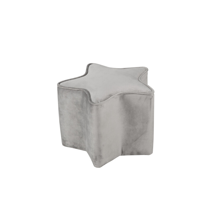 roba Kinderpoef (Stervorm, Grijs) afbeelding 1