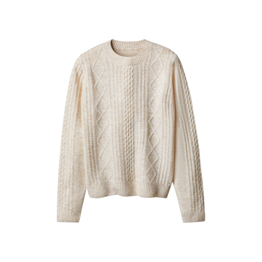 esmara Gebreide dames trui (Beige, S (36/38)) afbeelding 1