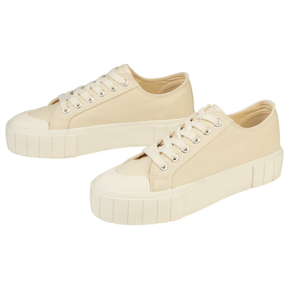 esmara Dames sneakers (Beige, 38) afbeelding 1