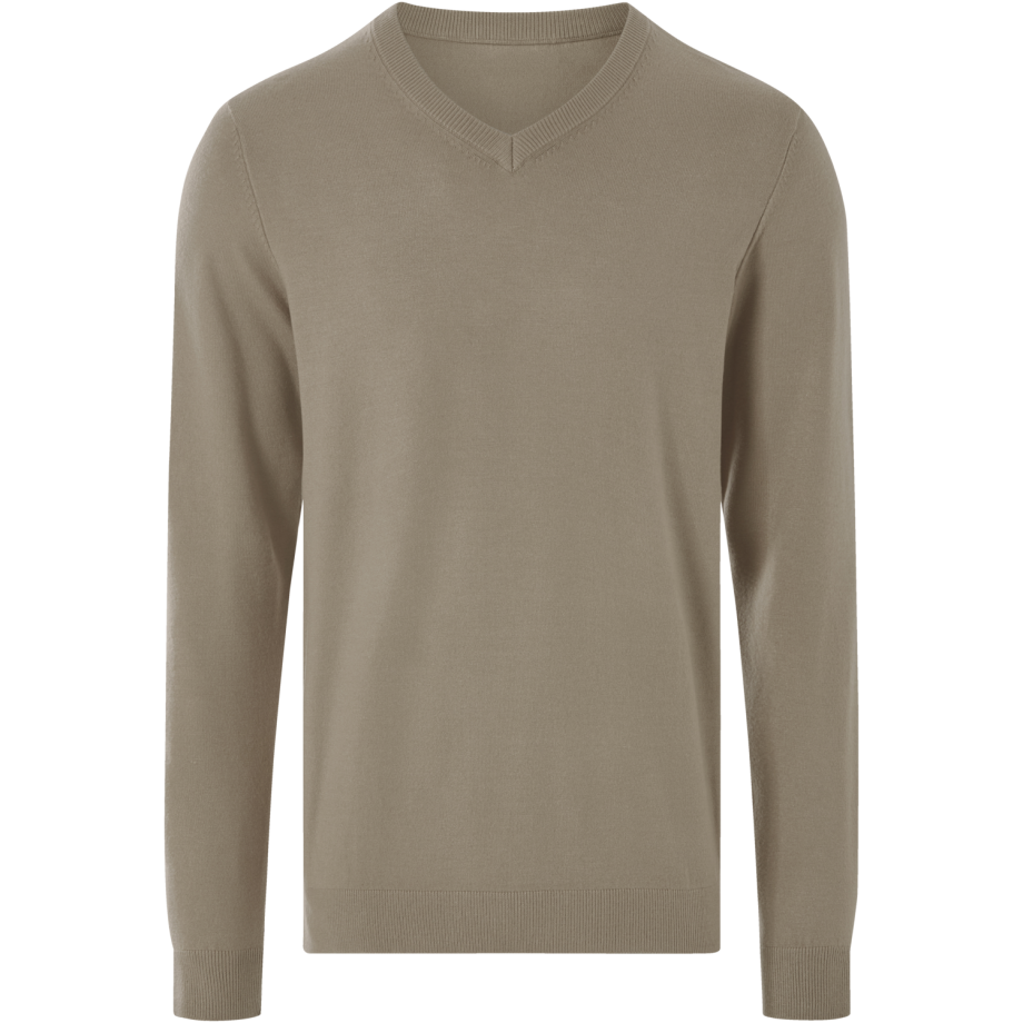 ESMARA MEN Heren fijngebreide trui (Beige, XXL) afbeelding 1