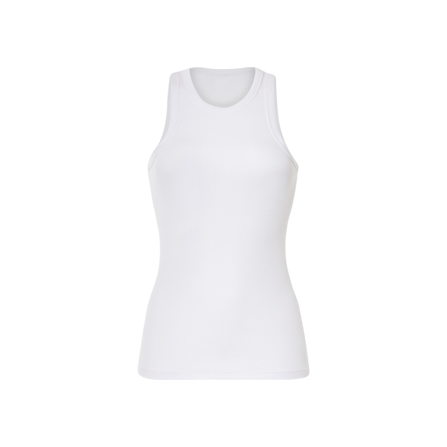 esmara Dames geribde tanktop (Wit, S (36-38)) esmara Dames geribde tanktop (Wit, S (36-38)) afbeelding 1