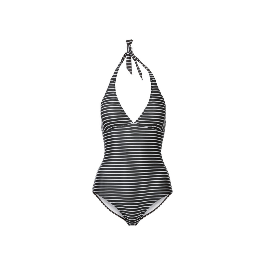 esmara Dames badpak (Zwart met print, 40) afbeelding 1
