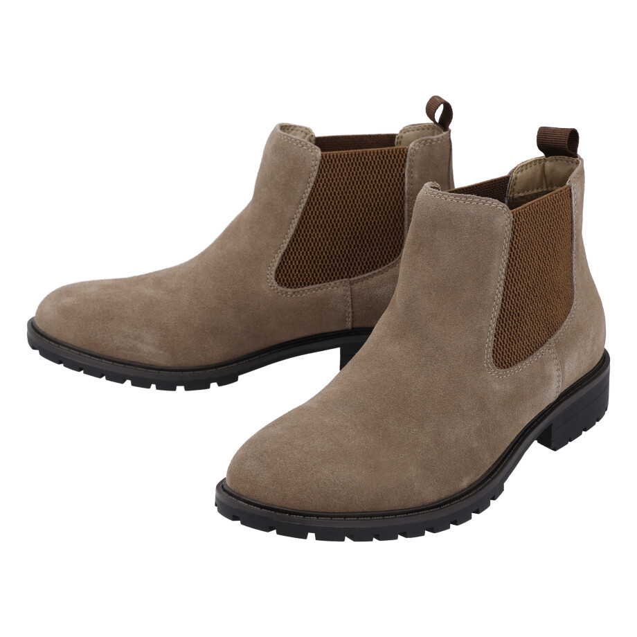 esmara Leren heren schoenen (Taupe, 42) esmara Leren heren schoenen (Taupe, 42) afbeelding 1