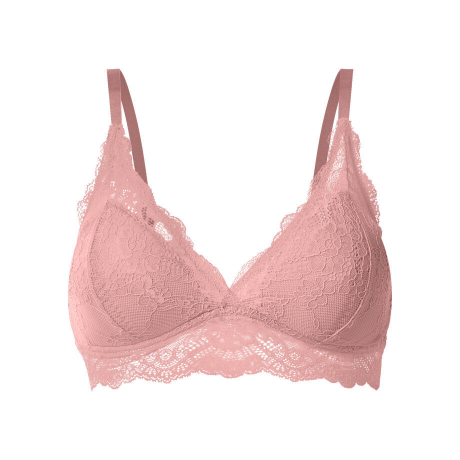esmara Dames bustier met kant (Roze, L (44-46)) esmara Dames bustier met kant (Roze, L (44-46)) afbeelding 1
