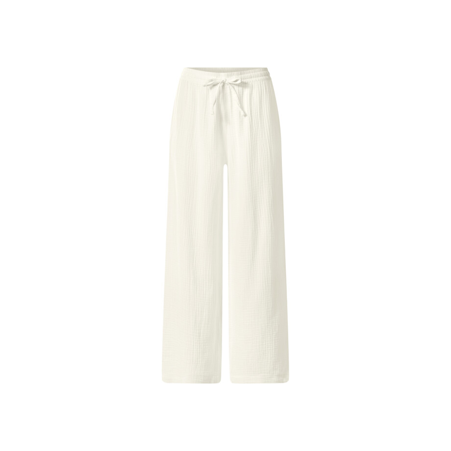 esmara Mousseline dames broek (Wit, L (44/46)) esmara Mousseline dames broek (Wit, L (44/46)) afbeelding 1