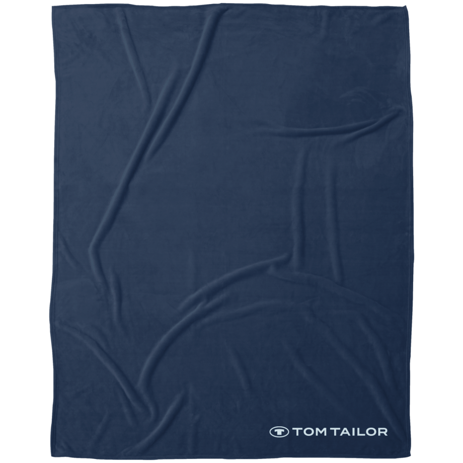 TOM TAILOR Plaid, 150 x 200 cm (Blauw) afbeelding 1