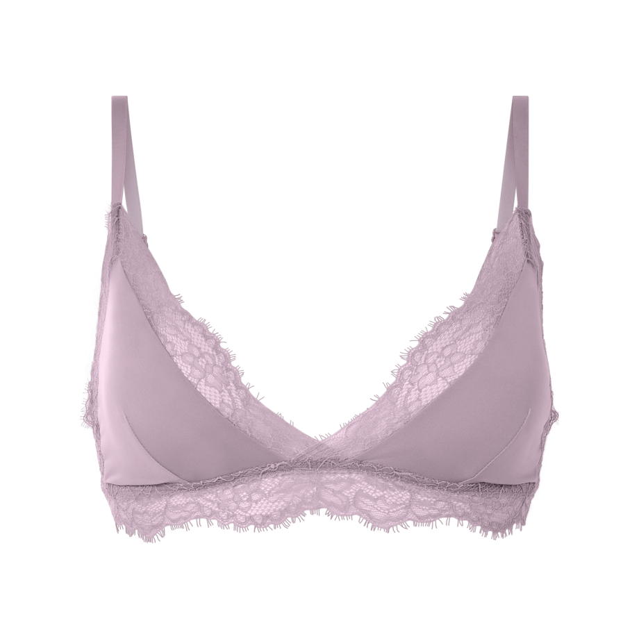 esmara Dames bralette met kant (lila, L (44/46)) afbeelding 1