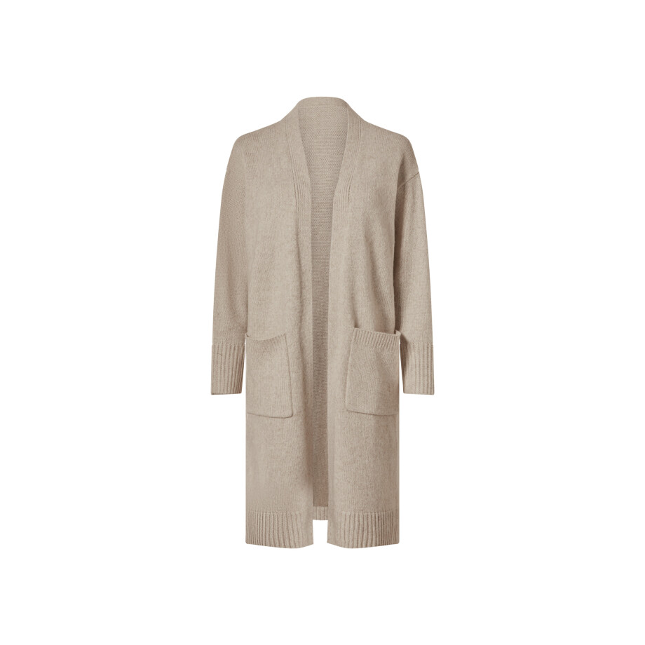 esmara Lang dames vest (Beige, M (40/42)) afbeelding 1