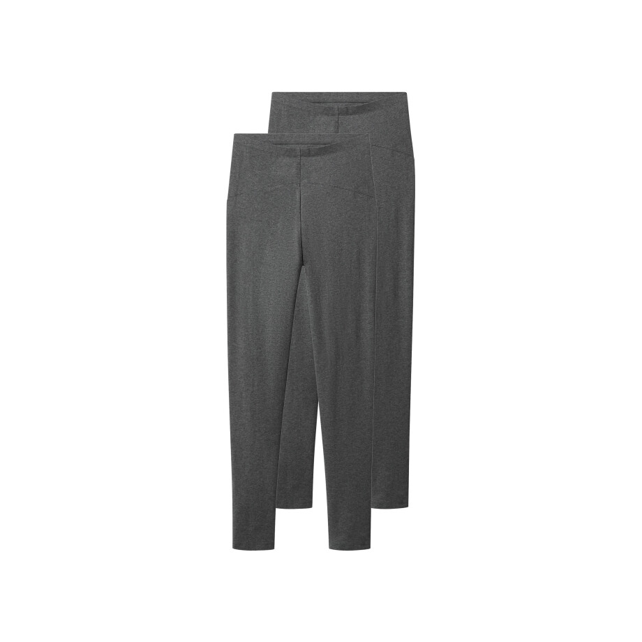 esmara Set van 2 dames zwangerschapsleggings (Grijs, XL (48/50)) esmara Set van 2 dames zwangerschapsleggings (Grijs, XL (48/50)) afbeelding 1