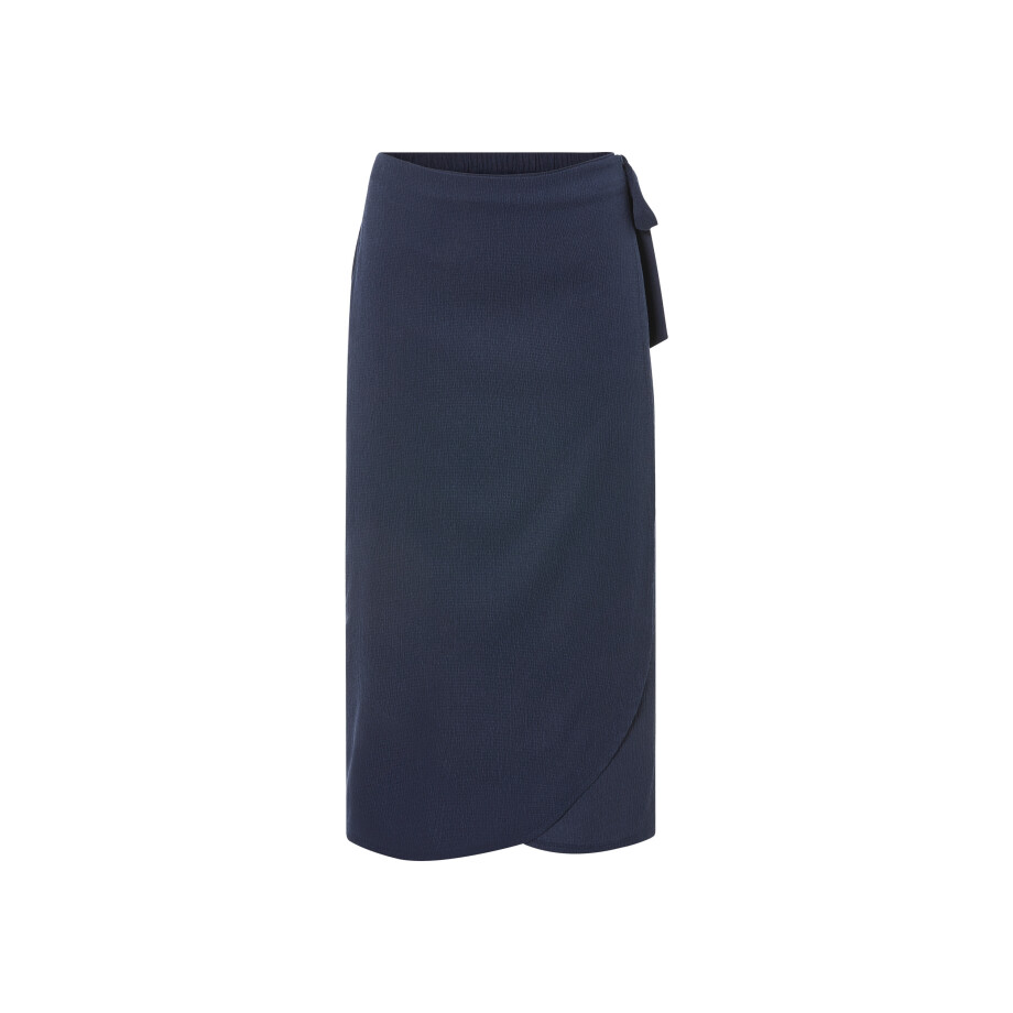 ESMARA Dames wikkelrok (Marineblauw, M (40/42)) ESMARA Dames wikkelrok (Marineblauw, M (40/42)) afbeelding 1