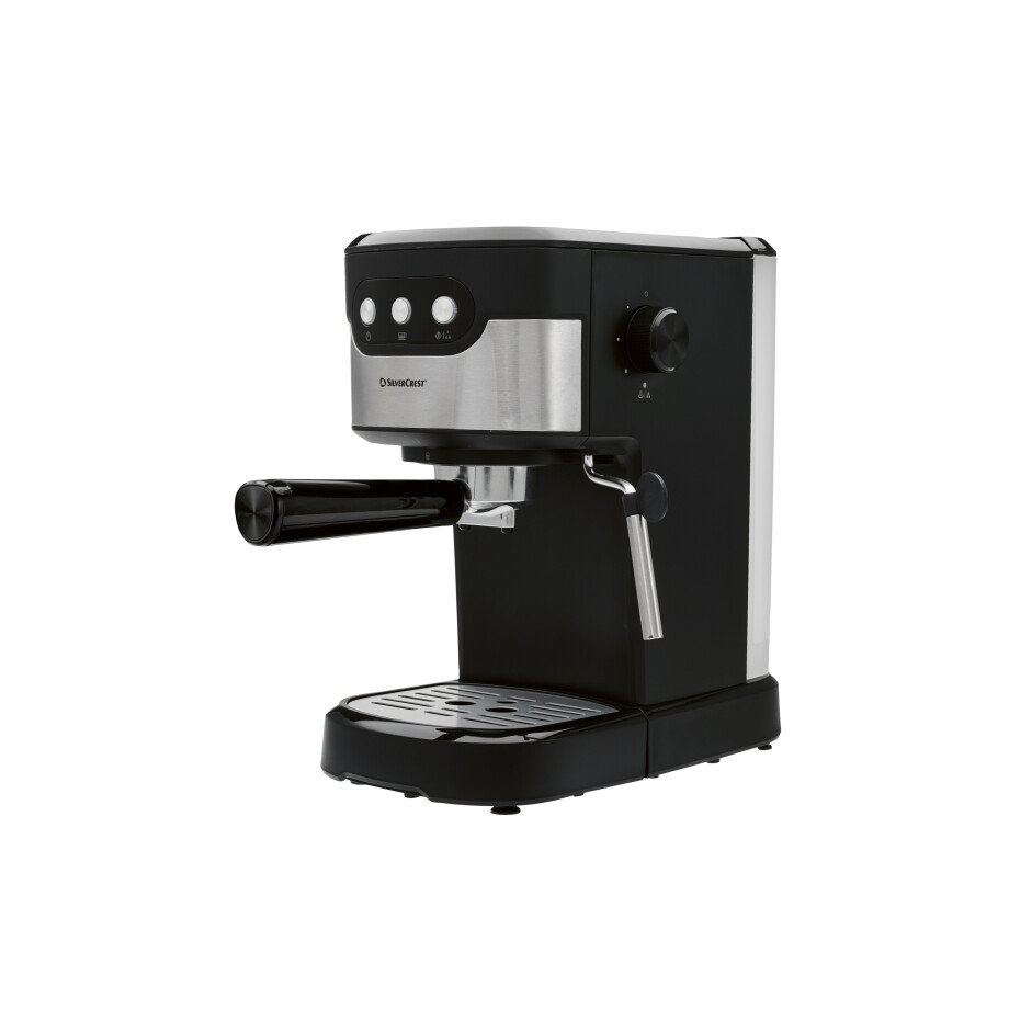 SILVERCREST Piston koffiemachine met melkschuimpijpje SILVERCREST Piston koffiemachine met melkschuimpijpje afbeelding 1
