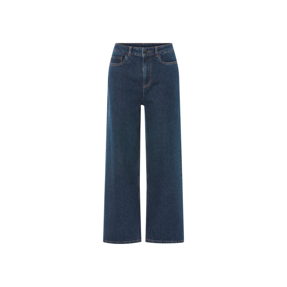esmara Dames jeans - Wide Leg (Donkerblauw, 44) afbeelding 1
