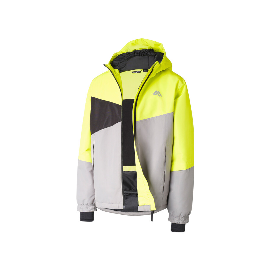 CRIVIT Kinder ski jas (134/140, Groen/geel) afbeelding 1
