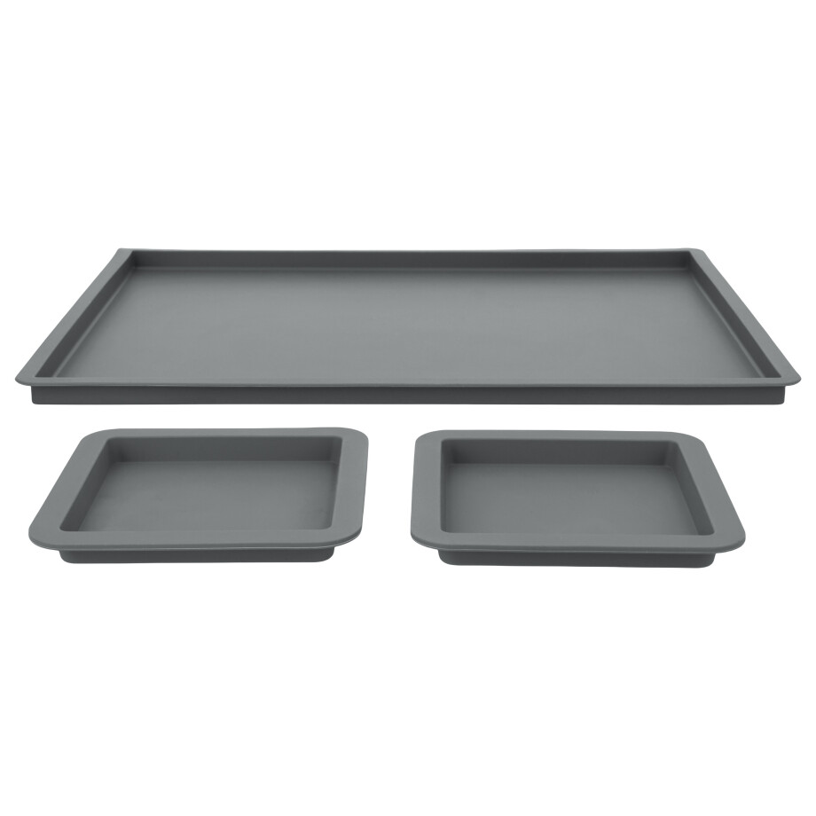 SILVERCREST Siliconen bakvormen (Bakmat set van 3) SILVERCREST Siliconen bakvormen (Bakmat set van 3) afbeelding 1
