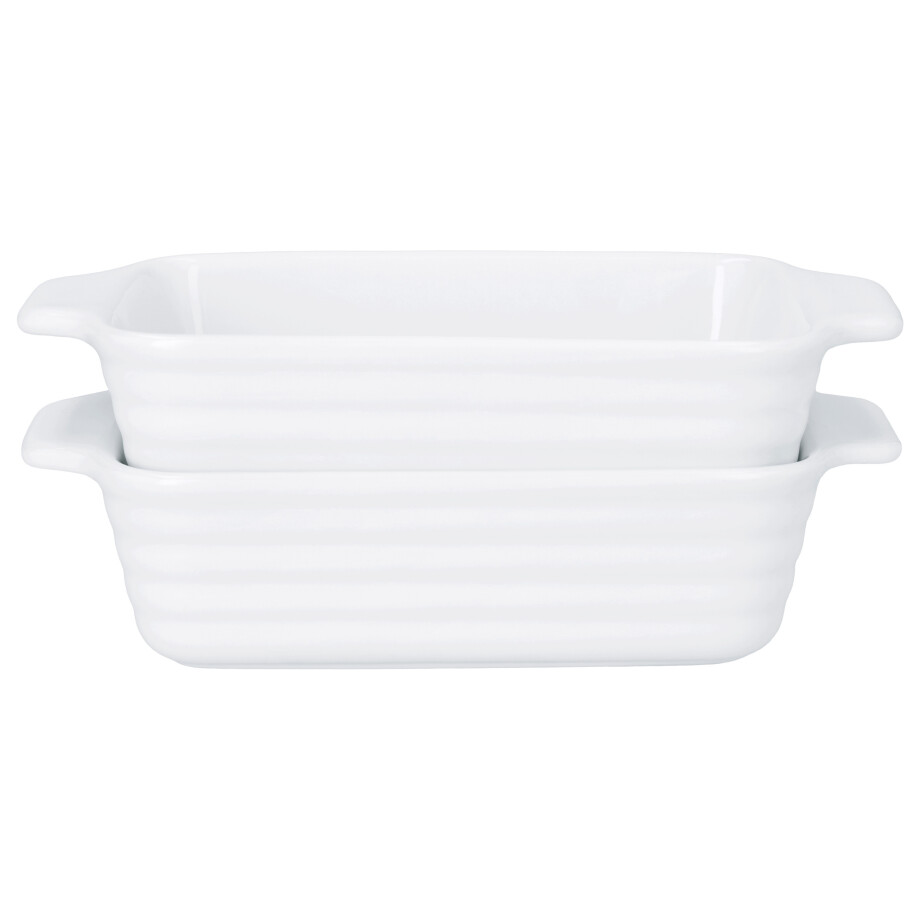 SILVERCREST Ovenschalen (2 kleine, wit) afbeelding 1
