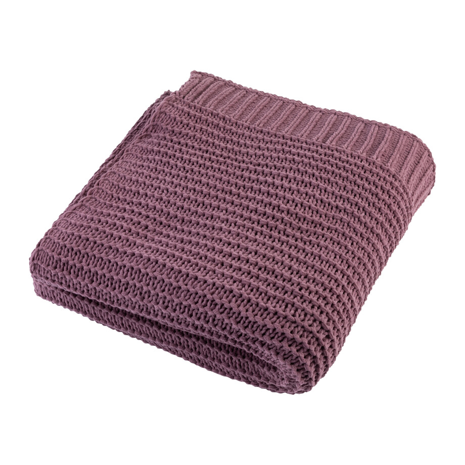 LIVARNO home Plaid 125 x 140 cm (Violet) afbeelding 1