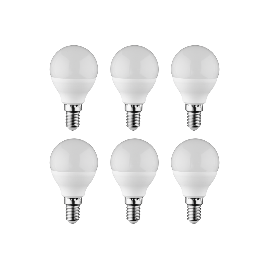LIVARNO home 6 LED-lampen (E14 bol) LIVARNO home 6 LED-lampen (E14 bol) afbeelding 1
