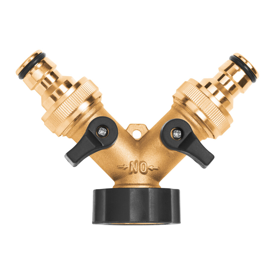 PARKSIDE Messing slangaansluiting (2-weg-verdeler) PARKSIDE Messing slangaansluiting (2-weg-verdeler) afbeelding