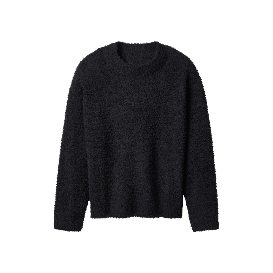 esmara Pluche dames trui (Zwart, M (40/42)) afbeelding 1