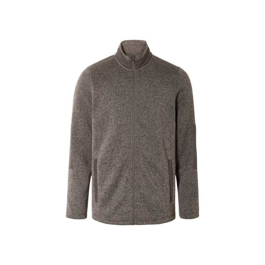 LIVERGY Heren fleecevest (Bruin, M) afbeelding 1