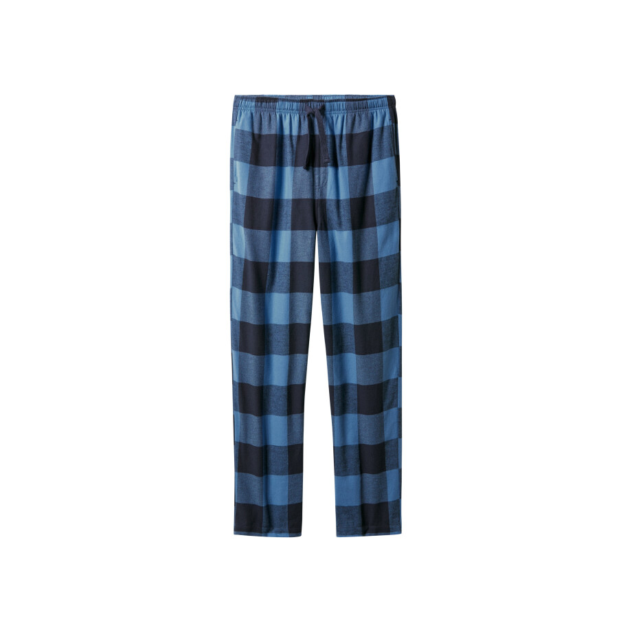 esmara Men Flanellen heren pyjamabroek (Blauw, M) afbeelding 1