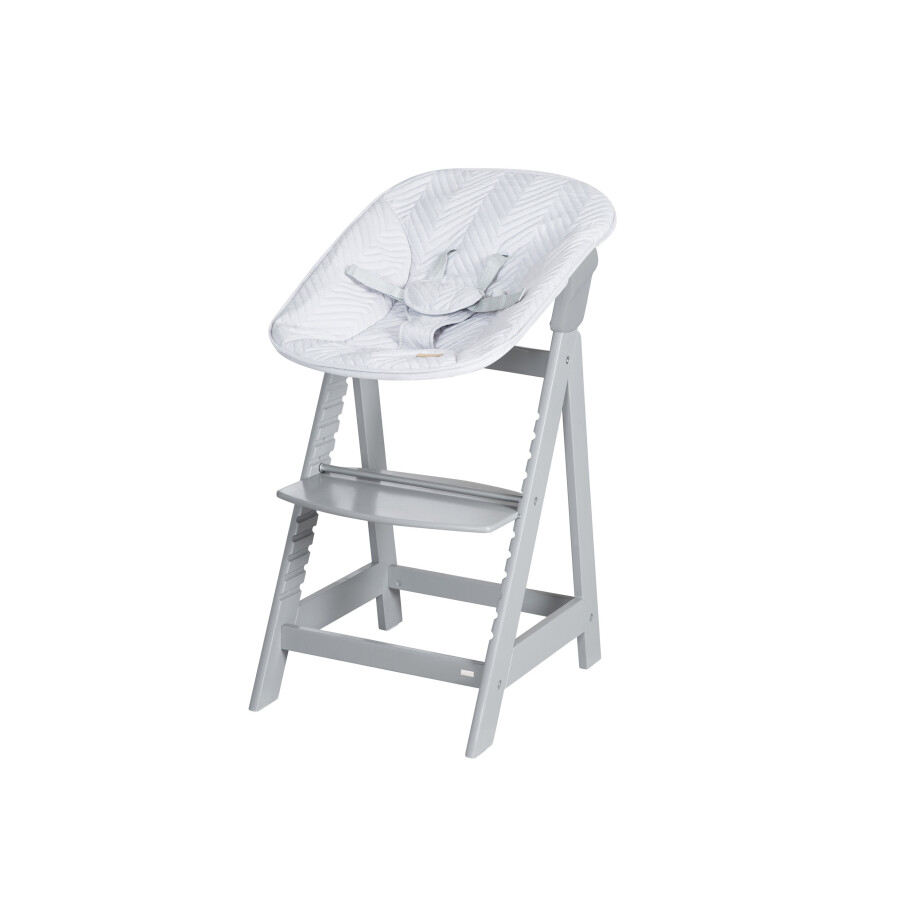 roba 2-in-1 kinderstoel Born Up Zickzack (Taupe) afbeelding 1