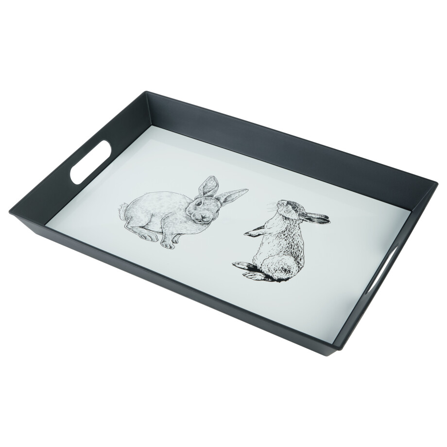 LIVARNO home Dienblad (konijnen zwart) afbeelding 1