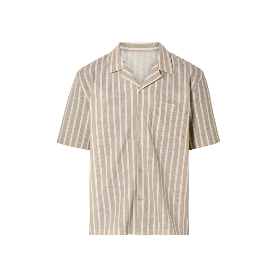 LIVERGY Heren overhemd (Beige, L) afbeelding 1