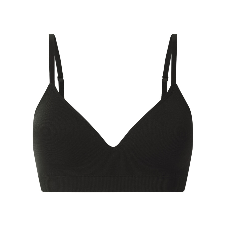 esmara Dames soft-BH (Zwart, 85B) afbeelding 1