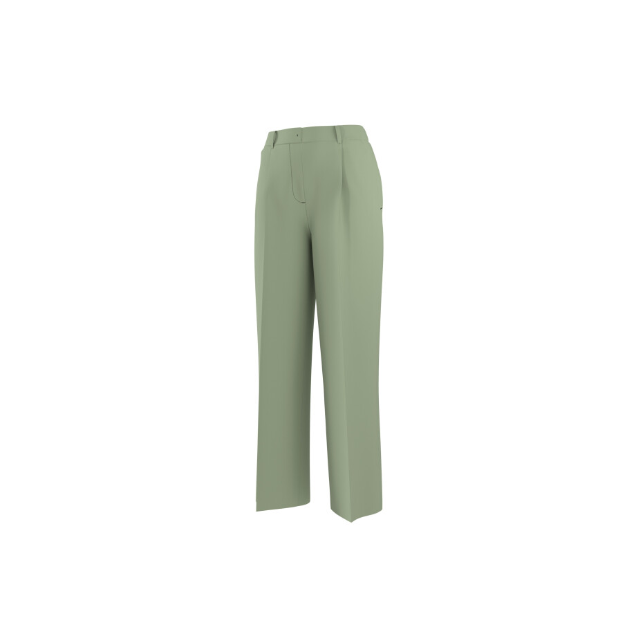 ESMARA Dames broek - Wide leg (Groen, XS) afbeelding 1