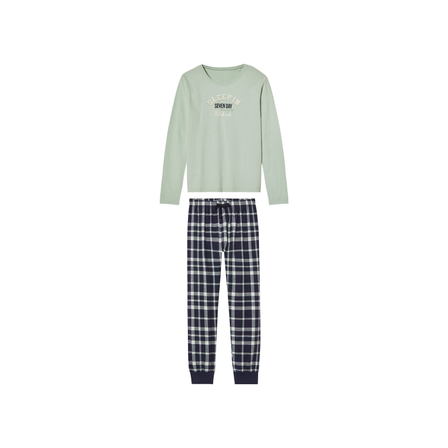 pepperts! Kinder pyjama (134/140, Groen) afbeelding 1