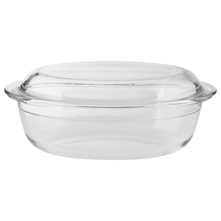 SILVERCREST Glazen ovenschaal met deksel (Ovaal) afbeelding 