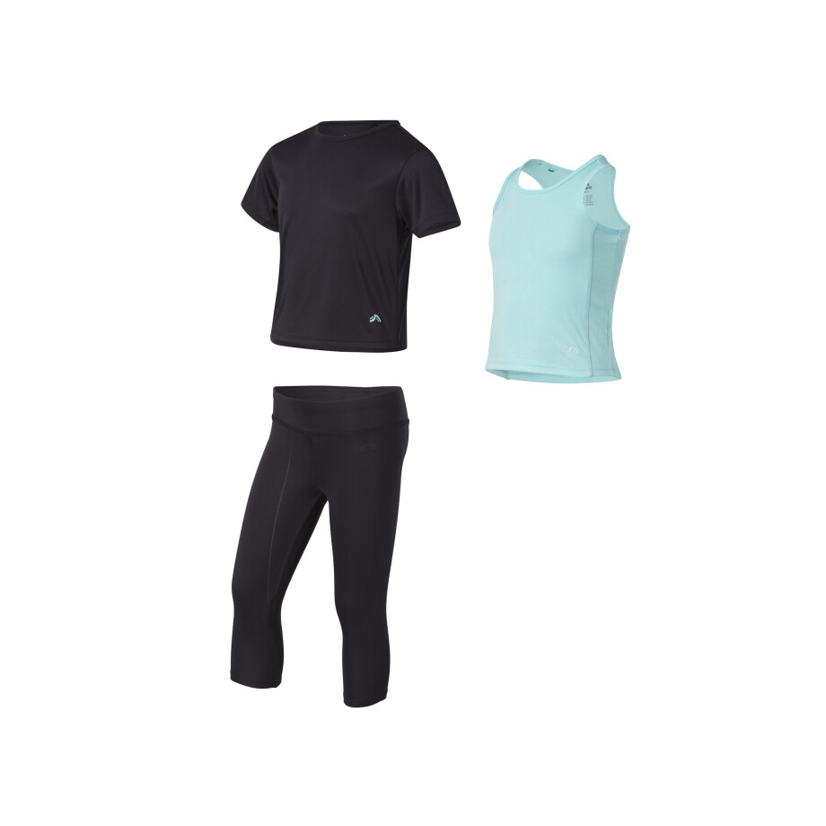 CRIVIT Kinder sportset (Zwart/blauw, 122/128) afbeelding 1
