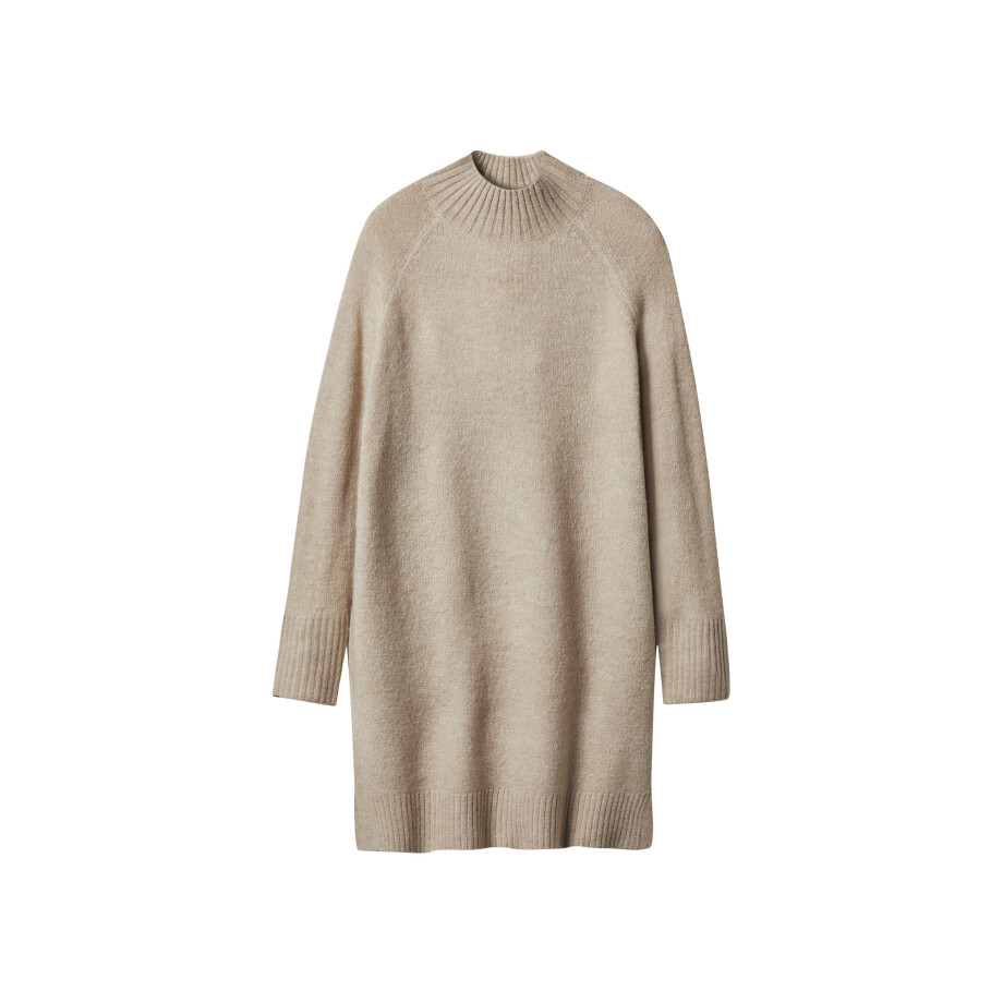 esmara Gebreide dames jurk (Beige, S (36/38)) esmara Gebreide dames jurk (Beige, S (36/38)) afbeelding 1