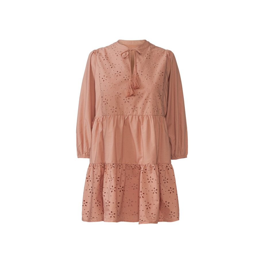 esmara Dames jurk (38, Abrikoos) afbeelding 1