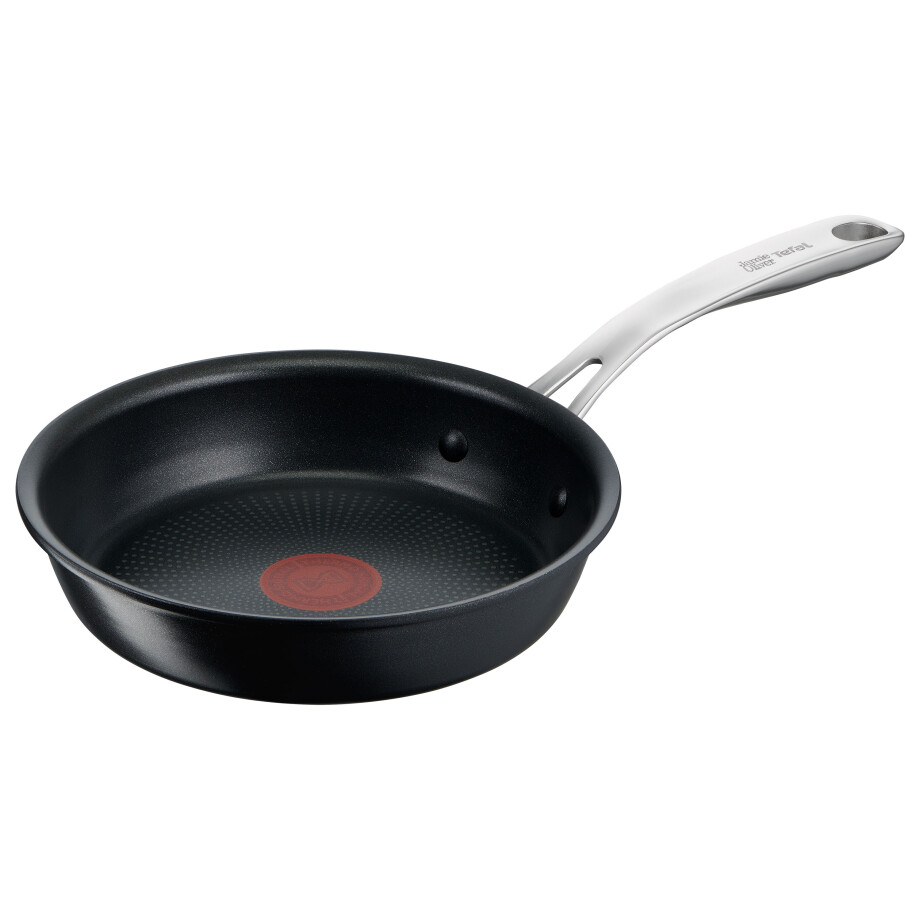 JAMIE OLIVER BY TEFAL Aluminium koekenpan Home Cook E0140235, Ø 20 cm. afbeelding 