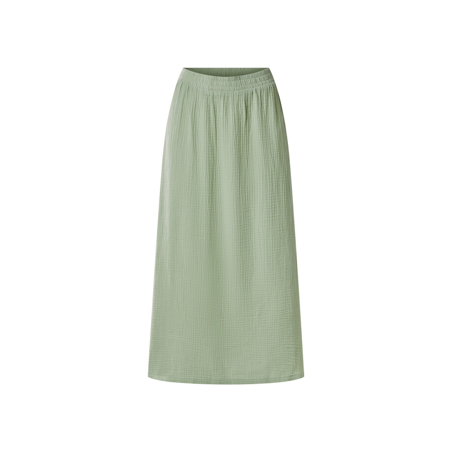esmara Mousseline dames rok (Groen, L (44/46)) afbeelding 1