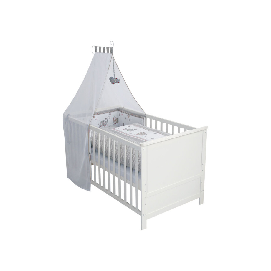 roba Kinderbed 70 x 140 cm (Jumbo Twins grijs) roba Kinderbed 70 x 140 cm (Jumbo Twins grijs) afbeelding 1